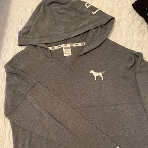 Victoria Secret Pink Grey Hoodie